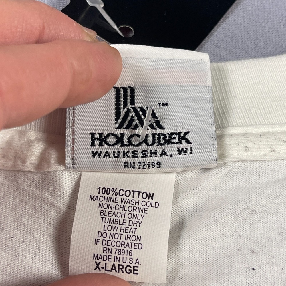 VTG Harley Davidson Mens Shirt XL White Roadhouse Stage 2005 Summerfest USA NWT - Picture 11 of 12